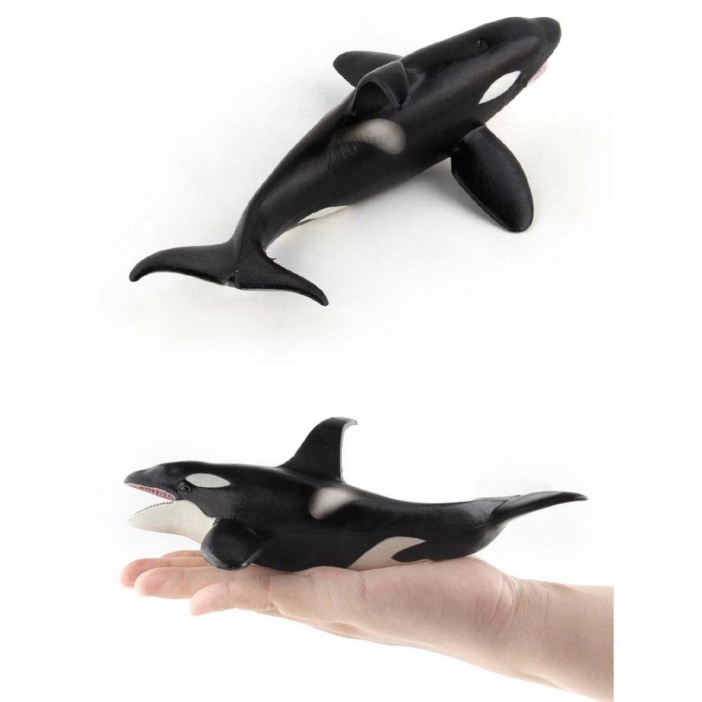 Sperm Whale Marine Animal Model Simulation Sea Life Figure Creative Whale Figurines  Kids Toy