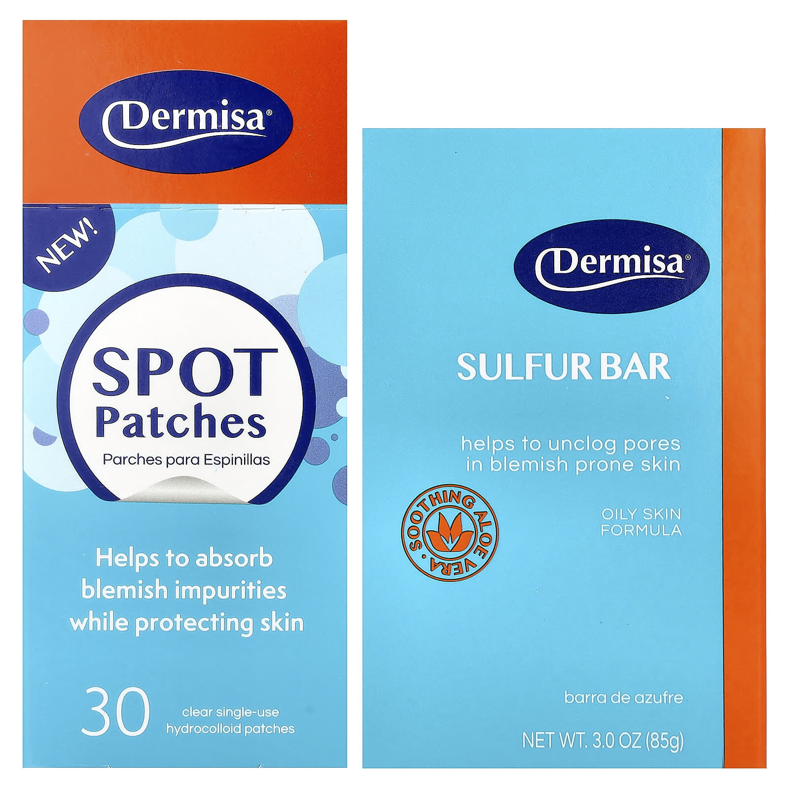 

Dermisa Acne Kit, For All Skin Types, 2-Piece Kit