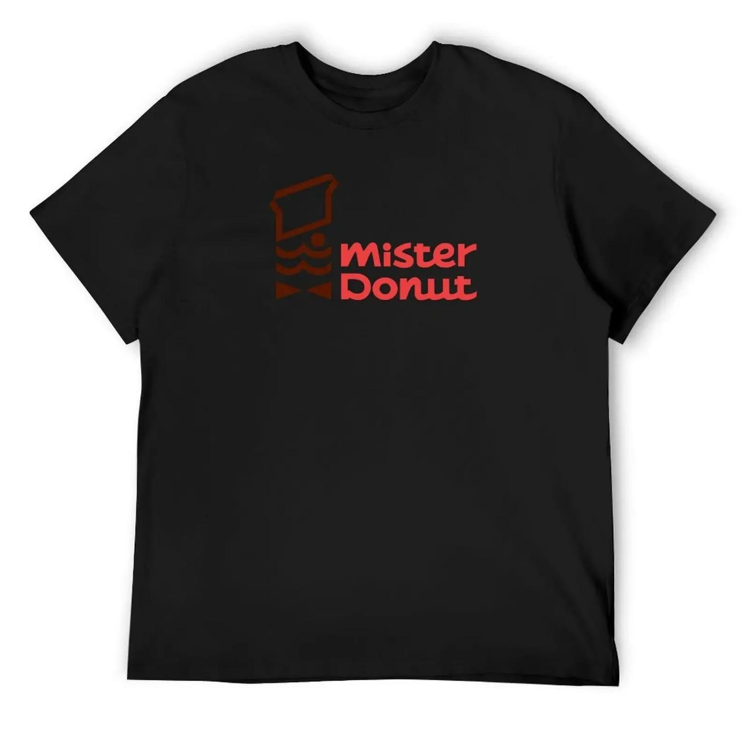 Mister Donut - Japanese donuts! T-Shirt rapper graphic tees graphic tee shirt topping fitted t shirts for men S чёрный