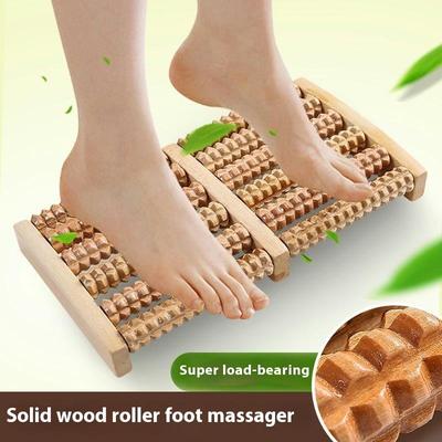 Fußmassagegerät aus Holz Roller Reflexzonenmassage Für Stress Fitness Gesundheitswesen Fußmassagerolle Schmerzlinderung