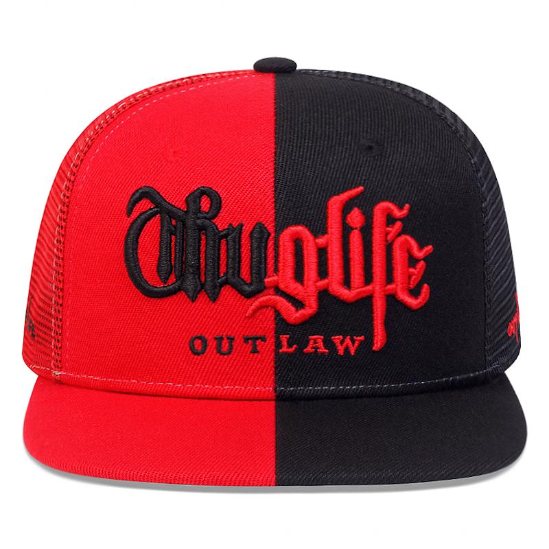 Модная Бейсболка Fastball Вышивка Thuglife Хип-хоп Бейсболка Кепка Snapback Взрослая Уличная Повседневная Солнце Повседневная Кость Дропшиппинг Adjustable
