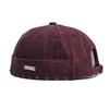 Cappello Docker da Uomo alla Moda Cappellino a Cuffia Cappello da Marinaio Retrò Berretti Uomo Donna Cappello Caldo Senza Visiera Cappellino a Cuffia Cappello Hip Hop