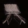 Transparent Price Tag Stand Accessories 25pcs Plastic Display Holder Racks