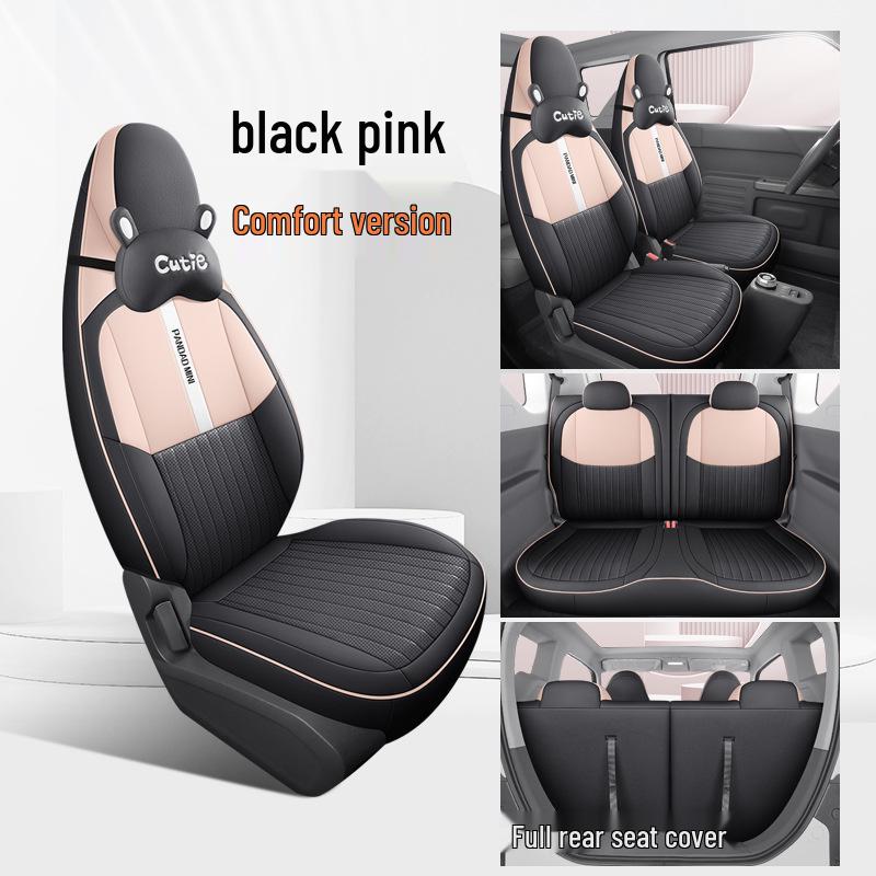 Geely Panda MINI Full Leather All-Season Car Seat Cushion and Cartoon Electric Seat Cover