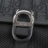 Pristine DIOR Shoulder Bag Dior 8 Buckle Oblique All-Over Pattern Black Used