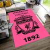 Liverpool Customized Name Area Rug Perfect for Game Room Dining Room Dormitory Decorate Room Anti-slip Rug Decorate Offices Gift for Festivals