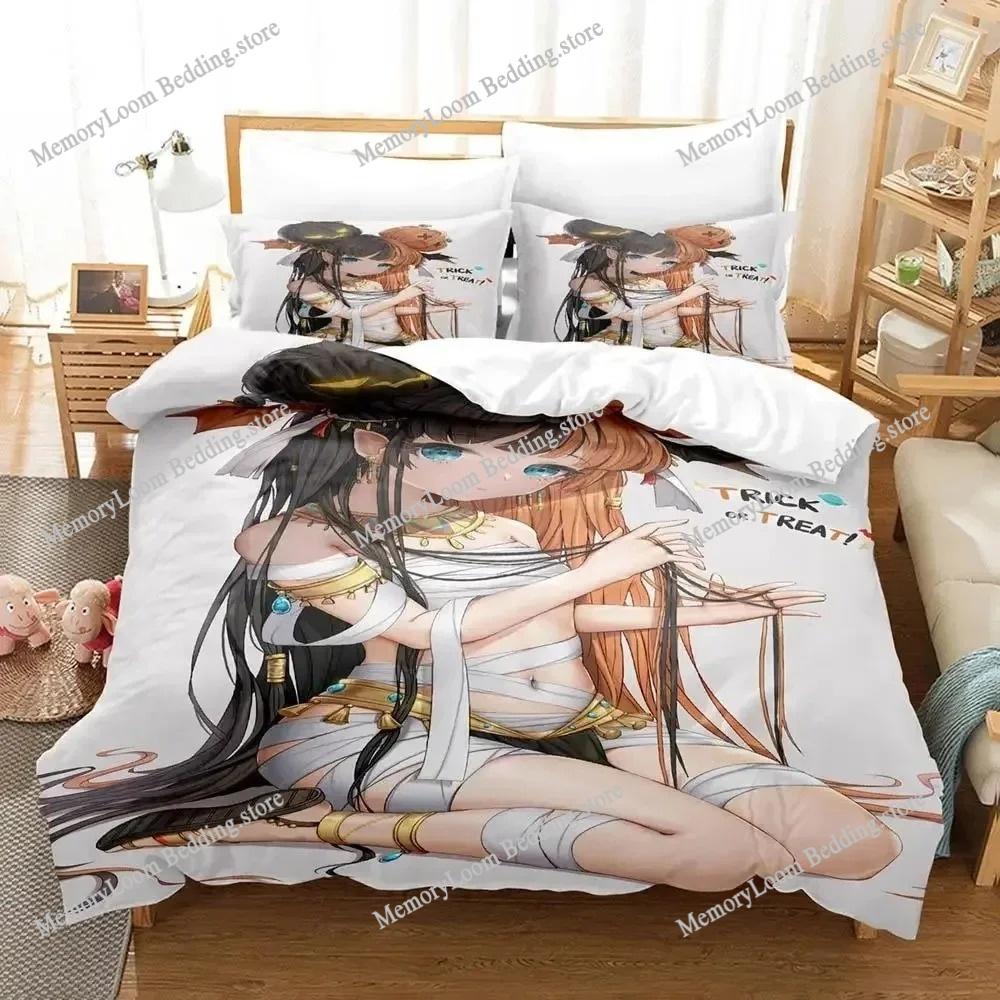 Mummy Girls Modern Bedding Set Single-Twin-Full-Queen-King Size Adult Kid Bedroom Breathable Duvet Cover 3D Print Vibrant Anime