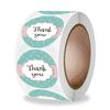 100-500pcs Thank You Sticker Envelope Seal Scrapbook Sticker Round Sticker Stationery Label Stickers Cute Animal Stickers