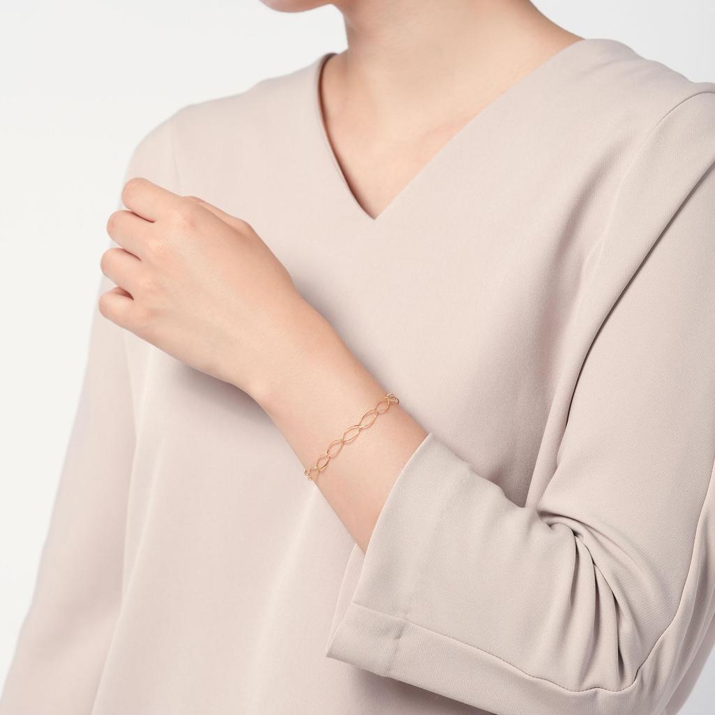 K18YG Gold Bracelet AGVB4906LSYG [Vendome Aoyama] [Official]