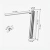 Easy Adjust Automatic Door Closer Stainless Steel Spring Silent Self Closing Hinge for Home Office Doors Holds Up to 25kg