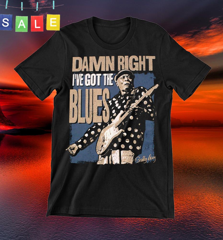 Singer Guiter Buddy Guy   Black Cotton S-4XL Unisex T-Shirt S