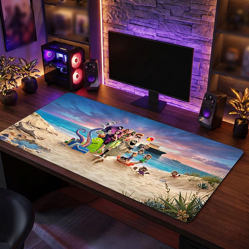 Big Mouse PadHotel Transylvania Extended Soft Desk Mat Gaming Office Computer Table Decor Mat