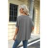 New Summer Women T-shirt Solid Color Round Neck Short Sleeve Loose T-shirt Tops
