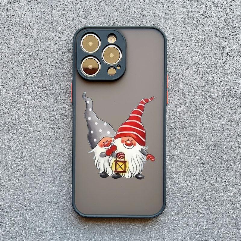 New Year Christmas Santa Claus Phone Case for IPhone 14 13 12 11 Pro Max Mini 15 Pro Max XS XR X 15 14 8 7 Plus Cute Back Covers