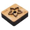 Flower Leather Cutting Die Wooden Base Steel Blade Multifunctional Leather Die Cutter for Crafts Decors