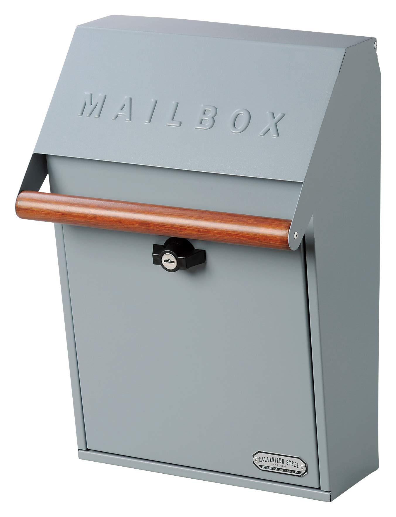 

Почтовый ящик Seto Craft Синий Ключ Почта 25 x Настенный (ГОЛОВА) Серый, Замок, Слот 4,5 см, SI-3942-BG