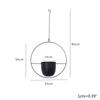 Simple Design Plant Pot Hanging Planter Vase Modern Window Ceiling Hanger for Small Cactus Herb Air Plant X3UC