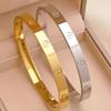 18K Gold-plated Stainless Steel Non Fading Gold Bracelet - Durable and Fashionable Jewelry Accessory, Suitable for Holiday Gifts