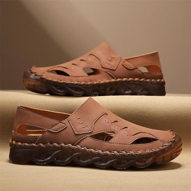 Fashion Stylish Trendy Mens Sport Sandals Quick-Dry Webbing Flats Outdoor Adventure Beach Shoes Comfortable Summer Walking Shoes Sandals