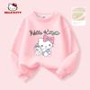 Hello Kitty Girls' Fleece Sweatshirt Red 2025 New Stylish Big Kids Children's Zodiac Year Top Trendy