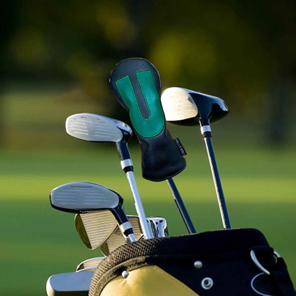 Golf Club Head Cover for Woods PU Leather Protection Wood Headcover Outdoor