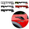 3D Metal Car Rear Bumper Trunk Emblem Sticker Badge Decal For Raptor SV1 Logo F150 F250 F350 Fiesta Mustang Mondeo