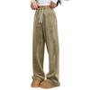 Women Pajama Pants Plush Sleep Pants Soft Elastic Waist Pajama Bottoms Solid Color Pants With 2 Pockets