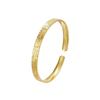 Gold Plated Bangle With Sparkling Crushed Ice Texture And Comfort Fit Design Perfect For Daily Wear Anniversary Party Gift