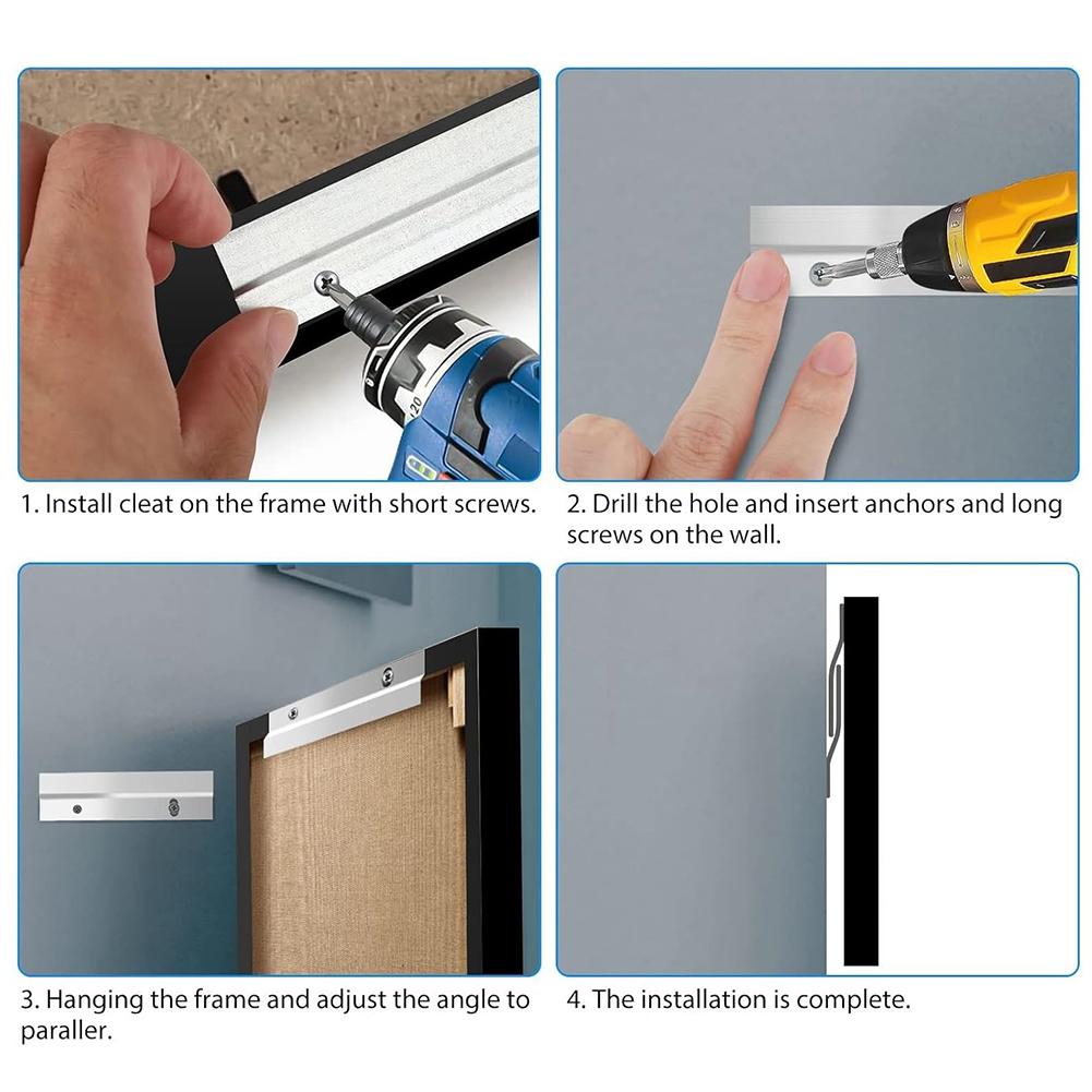 For Art Display 11x5x2cm Heavy-duty Picture Hangers Picture Hanging Kit Expansion Anchors Quick Installation Process