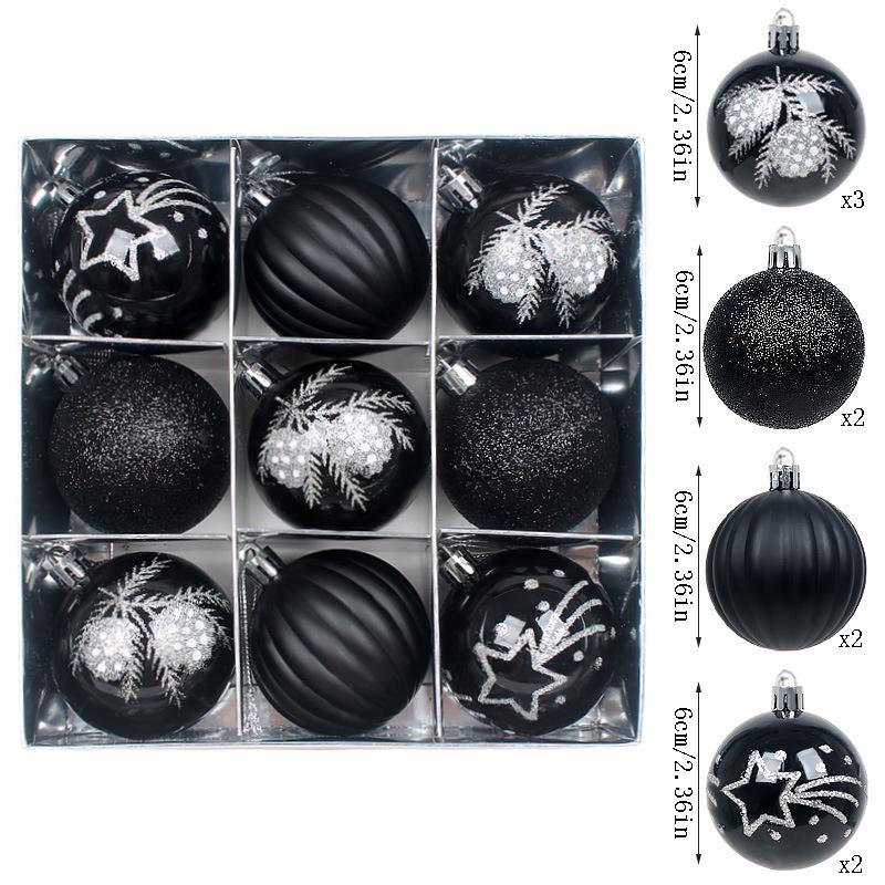 Xiyin Multicolor Christmas Tree & Window Hanging Ball Set