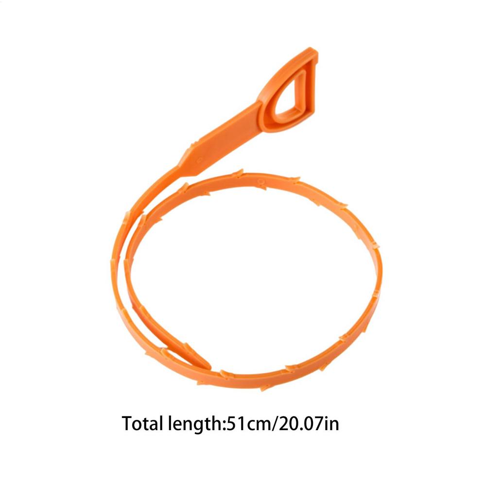 Drain Snake Hair Remover Pipe Cleaner 21 Inch Bathroom Unclogger Opener Kitchen Catcher Sewer Cleaning Supplies For Home Basin