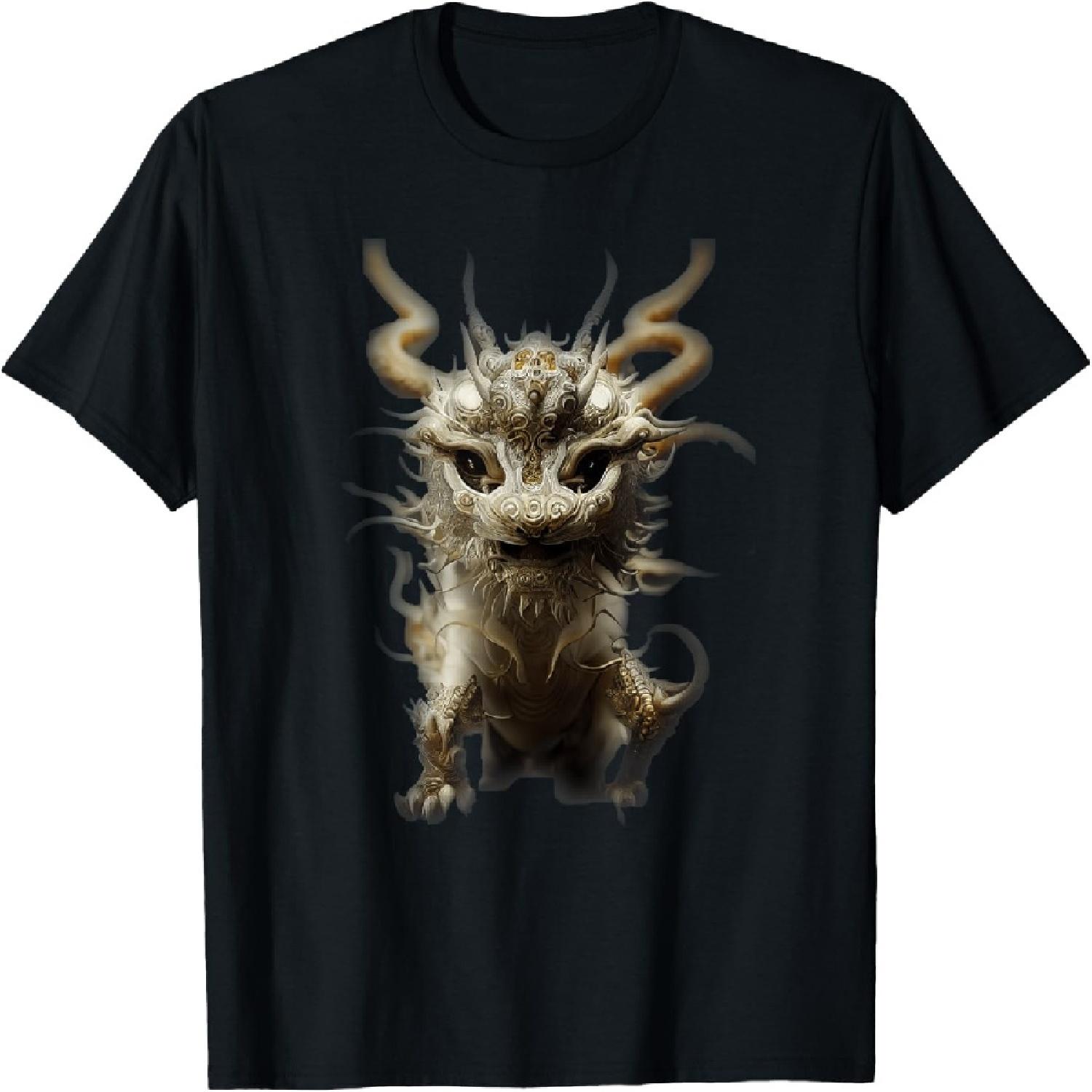 Ancient Chinese Mythical Beast Monster Legendary Creature T-Shirt S