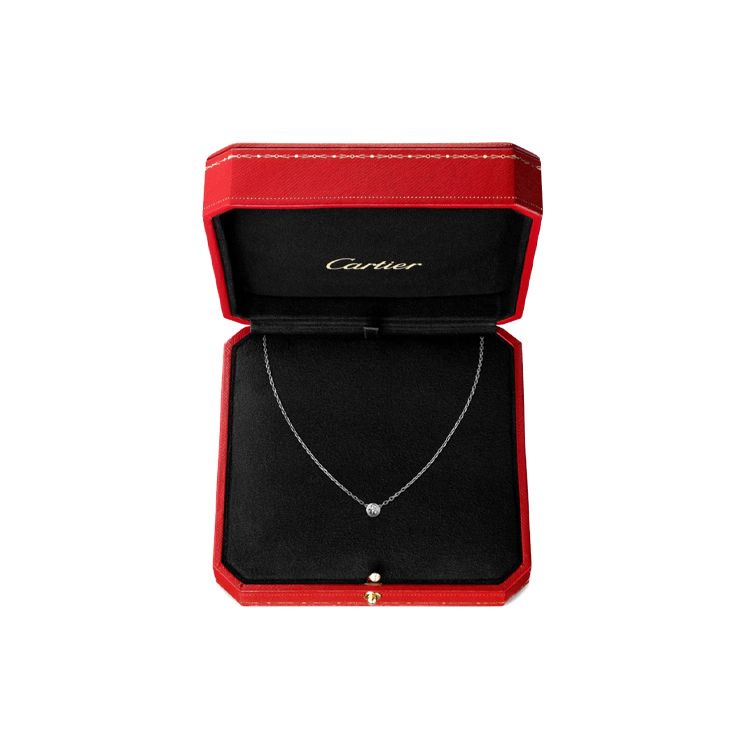Cartier Collier DAmour Diamant Délicat Multicouche Or Blanc 18K Collier Unisexe B7215900