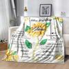 Birthday Style Customize Text Blanket Throw Personalized Blanket Soft Warm Cozy for Picnics Bedding Seaside Living Room Ideal for All Seasons