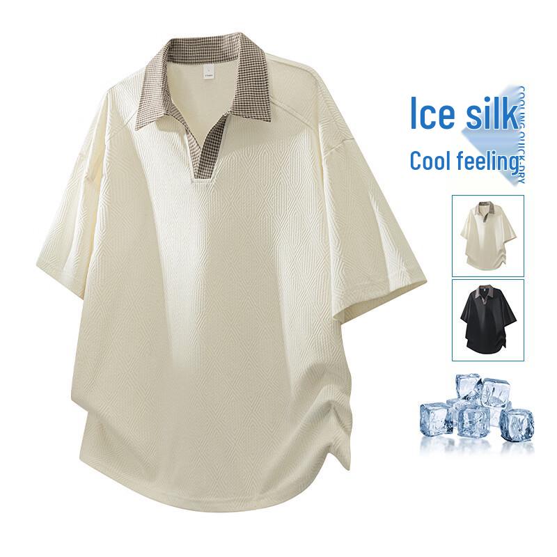 MEDE Men s Ice Silk Polo T-Shirt XL