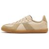 Training Shoes Soft Leather Comfortable Casual Color Block Versatile Durable Breathable Low Top Sneakers Men Sneakers Brown 254153-TAN