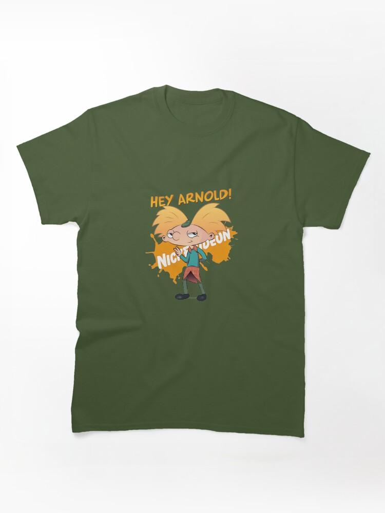 Hey Arnold! Hey Arnold! Nickelodeon Cool Vibe Arnold Unisex T-Shirt-77 Classic Unisex T-Shirt
