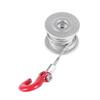 25T Steering Gear Servo Winch Spool Wheel Drum Steel Wires Trailer Hook For 1/10 Rc Crawler Car Tool