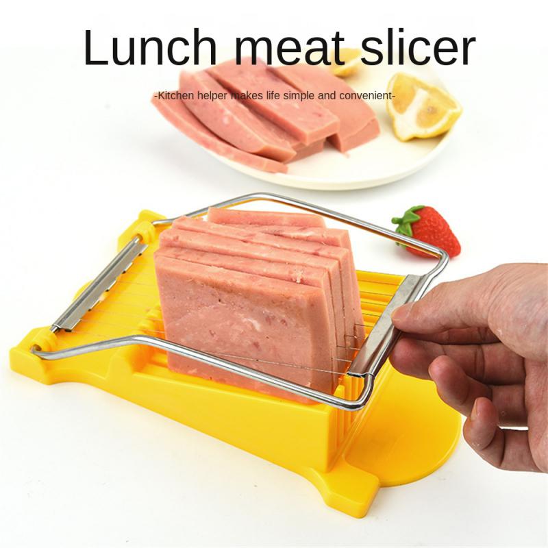 Luncheon Meat Slicer Multifunctional Stainless Steel Ham Fruit Vegetables Egg Cheese Slicers Household Kitchen Cutting Gadgets