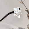 Beautiful Magnolia hairpin, wooden hairpin, high-end sense, antique temperament, disc hairpin, retro Hanfu, step-by-step hairpin headdress.