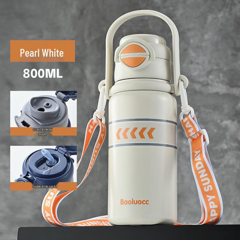 

316 Stainless Steel Dual-Drink Pop-Up Kids Sports Bottle