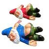 Dwarf Drunk Ornament Figurine Garden Decor Statue Drunk Gnome Outdoor Yard Decor