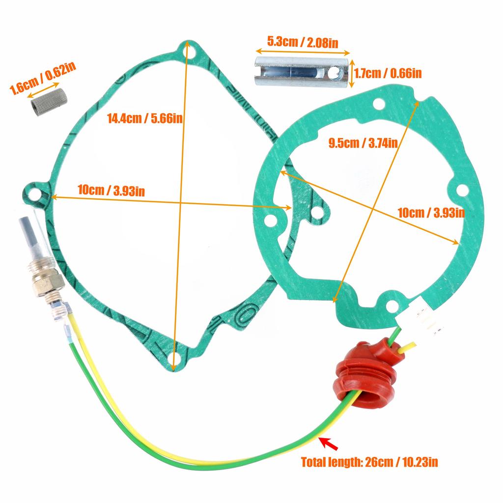 Luft Diesel Heizung 12V / 24V Keramik Glühstift Brenner Gebläse Dichtung Sieb Für Webasto Eberspacher 3-8kw Auto LKW VAN Boot