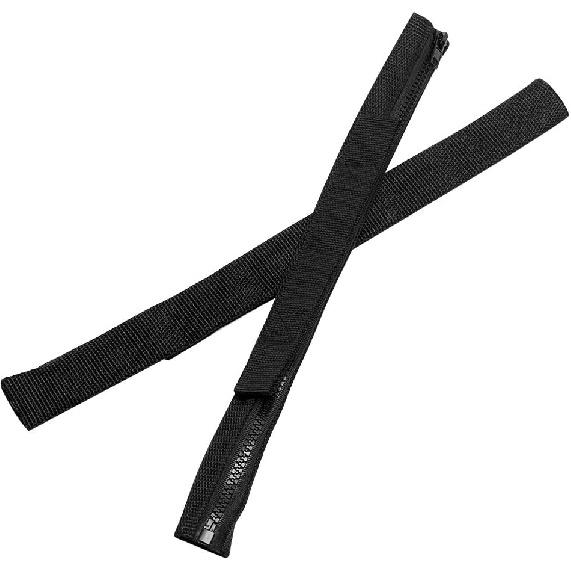 VOFONO 2 Pcs Updated Heavy Duty Strong Adjustable Door Limiting Check Strap with Zipper Fit for 2000 To 2018 Jeep Wrangler Tj Jk Jl Black