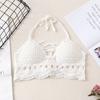 Sleeveless Hanging Neck Crochet Crop Tops Cotton Cardigan Bohemian Style Vest Female Camisole