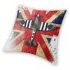 Supermarine Spitfire Mk Ixc Square Pillowcase Polyester Linen Velvet Printed Zip Decorative Pillow Case Car Cushion Cover