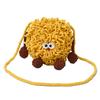 Kawaii Knitted Mini Phone Bag With Snap Closure For Daily Casual Use