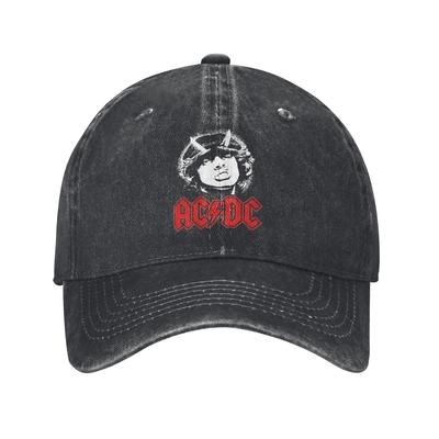 AC Heavy Metal Rock Music Band  Men Women Baseball Caps DC Cotton Caps Hat Classic Outdoor Running Golf Adjustable Cap