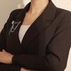 Elegante Perlenketten Quastenbrosche Mode Damen Kleidung Dekor Accessoires Schmucknadel Hosen Taillenverstellstifte Taschenanhänger Geschenke