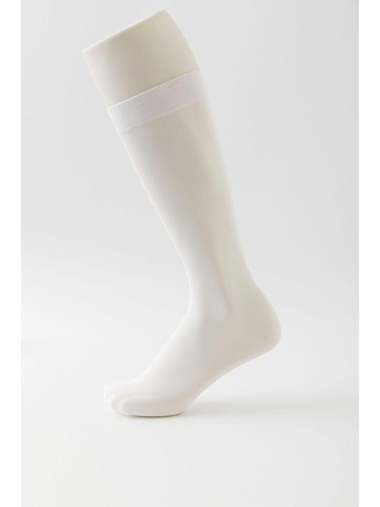 Men's Black Pinstripe Silk Socks for Business Formal Wear